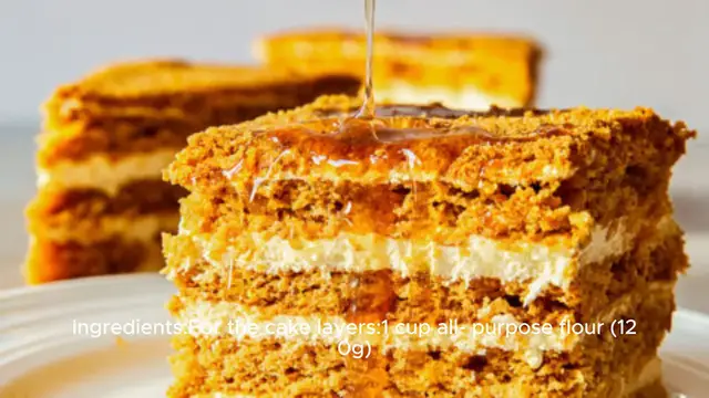 Video thumbnail for Honey cake recipe