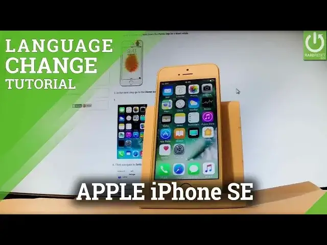 Video thumbnail for APPLE iPhone SE Change Language / List of Languages