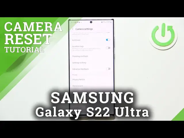 'Video thumbnail for How to Reset Camera Settings on SAMSUNG Galaxy S22 Ultra - Restore Camera Configuration'