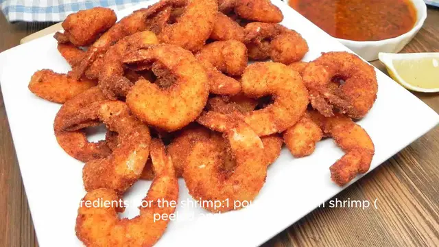 Video thumbnail for Fried shrimp recipe