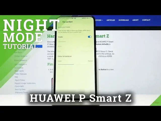 Video thumbnail for How to Enable Eye Comfort Mode in HUAWEI P Smart Z – Adjust Brightness