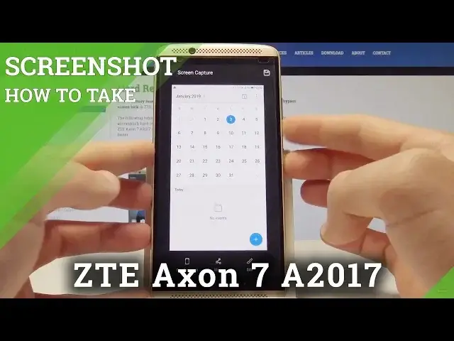 'Video thumbnail for How to Take Screenshot on ZTE Axon 7 A2017 - Capture Screen Tutorial'