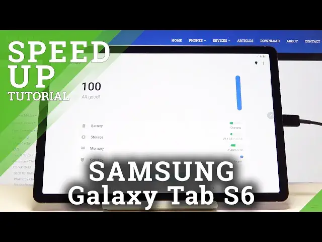 Video thumbnail for How to Speed Up SAMSUNG Galaxy Tab S6 – Speed Up System