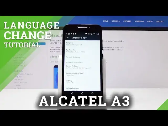 'Video thumbnail for How to Change Language in ALCATEL A3 - Set Up Language'
