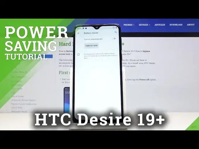Video thumbnail for How to Lower Power Usage on HTC Desire 19+ - Power Saving Mode Activation