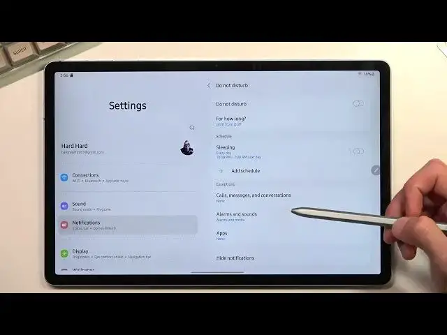 'Video thumbnail for How to Activate DND Mode on SAMSUNG Galaxy Tab S7 FE – Block Sounds & Vibrations'