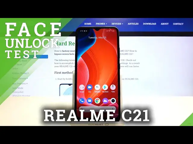 'Video thumbnail for How to Add Face Unlock - Face Recognition Option on REALME C21'