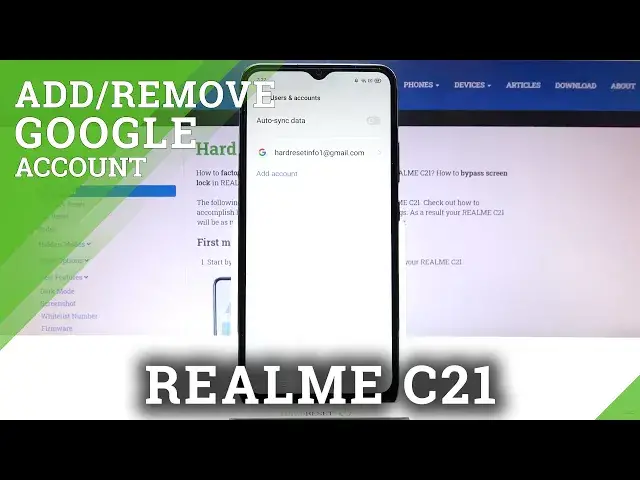 Video thumbnail for How to Manage Google Account in Realme C21 – Add / Remove Google Account