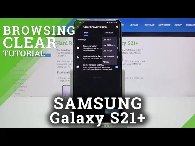 'Video thumbnail for How to Clear Browser Data in SAMSUNG Galaxy S21+ - Erase Browsing History'