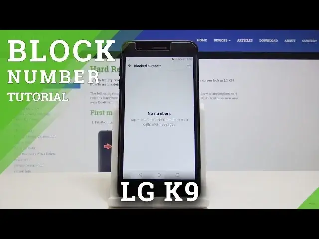 'Video thumbnail for How to Block Number in LG K9 - Block Your Stalker'