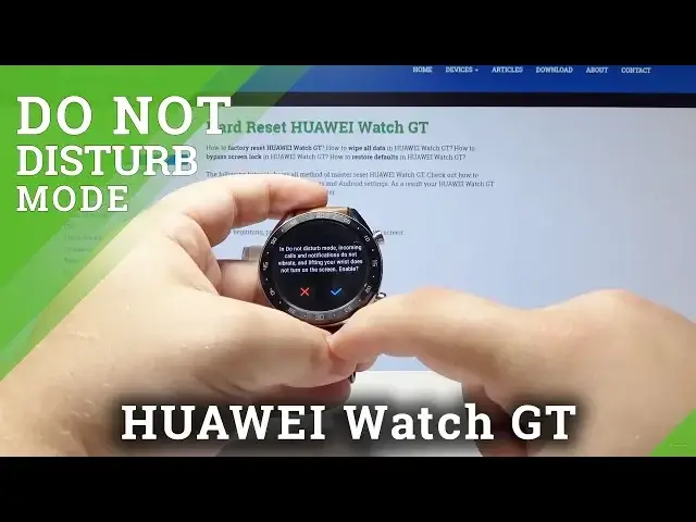 Video thumbnail for How to Activate Do Not Disturb Mode in HUAWEI Watch GT - Silent Mode