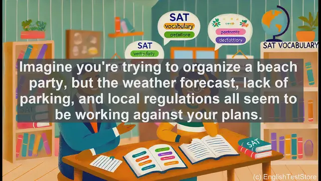 Video thumbnail for 5000 Must Know SAT Vocabulary - Understanding 'Militate': Boost Your SAT Vocabulary