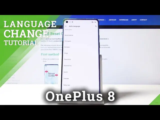 'Video thumbnail for How to Switch Language in OnePlus 8 – Language List'