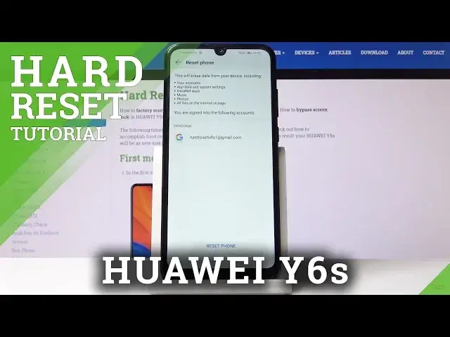 'Video thumbnail for How to Hard Reset HUAWEI Y6s – Remove Data / Restore Data'