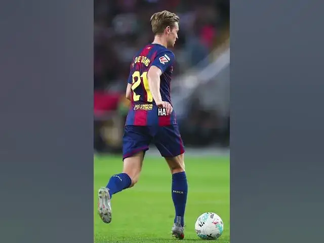 Video thumbnail for DE JONG YA ES SEGUNDO EN UN TOP HISTÓRICO DEL BARÇA