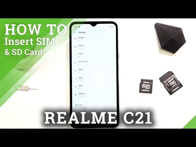 'Video thumbnail for How to Insert SIM & SD Card in REALME C21 – Find Card Slot'