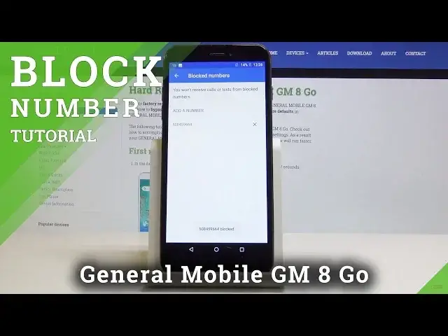 'Video thumbnail for Creating Blacklist in General Mobile GM 8 Go - Block Number'