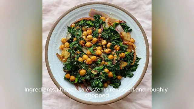 Video thumbnail for kale recipe