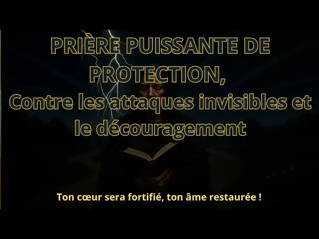 'Video thumbnail for Prière puissante de réconfort et de résilience, Quand tu es au bord du découragement Dieu te relève!'
