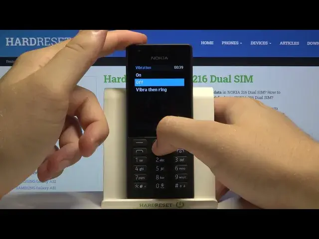 'Video thumbnail for How to Enable/Disable Vibrations in NOKIA 216 – Vibrations Settings'