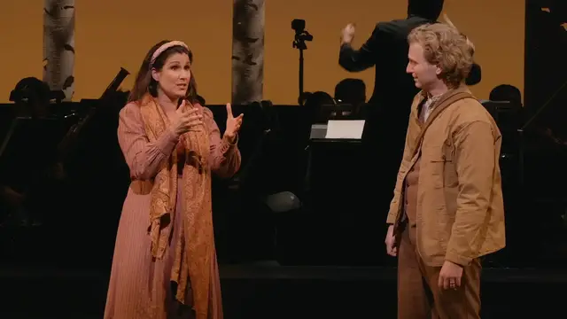 'Video thumbnail for Video: Watch New Highlights of Stephanie J. Block, Sebastian Arcelus & More in INTO THE WOODS on Broadway'