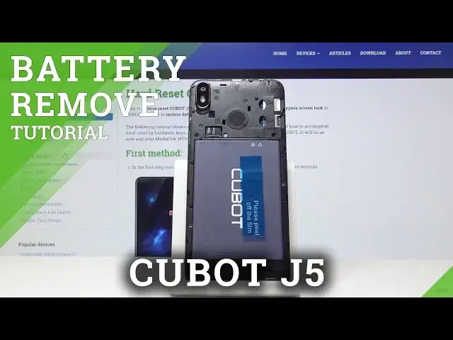 'Video thumbnail for CUBOT J5 Soft Reset - Remove Battery'