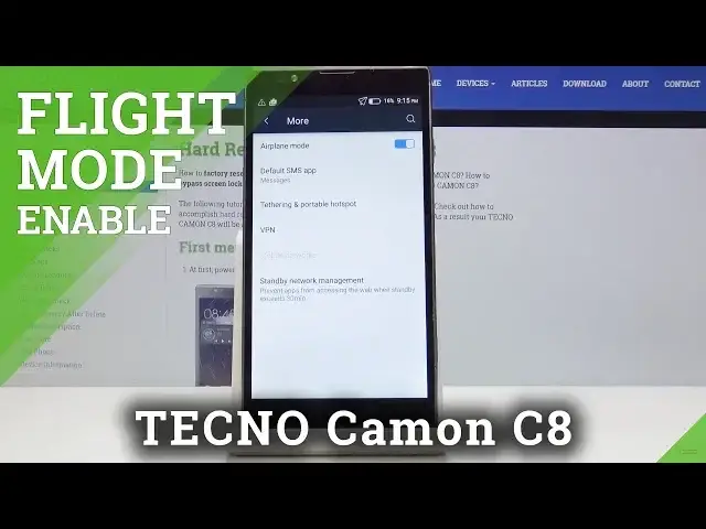 Video thumbnail for How to Enable Flight Mode in Tecno Camon C8 - Airplane Mode