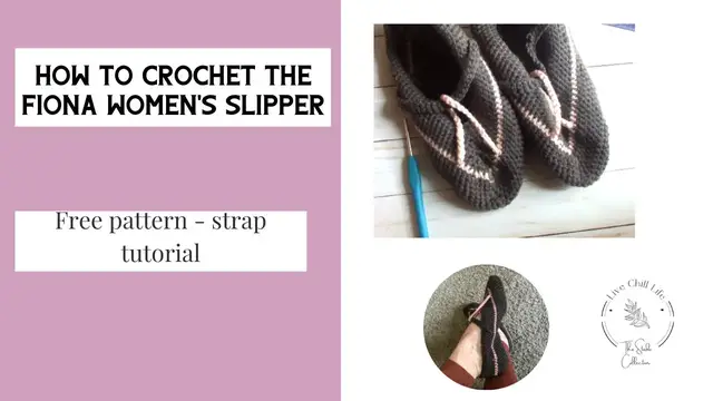 Video thumbnail for Women's crochet slippers - Fiona free pattern
