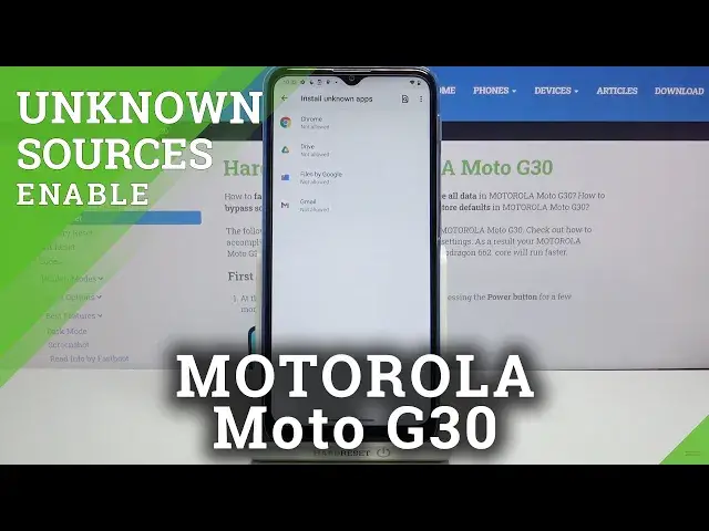 'Video thumbnail for How to Activate Unknown Sources in Motorola Moto G30 – Download Apps from Unknown Sources'