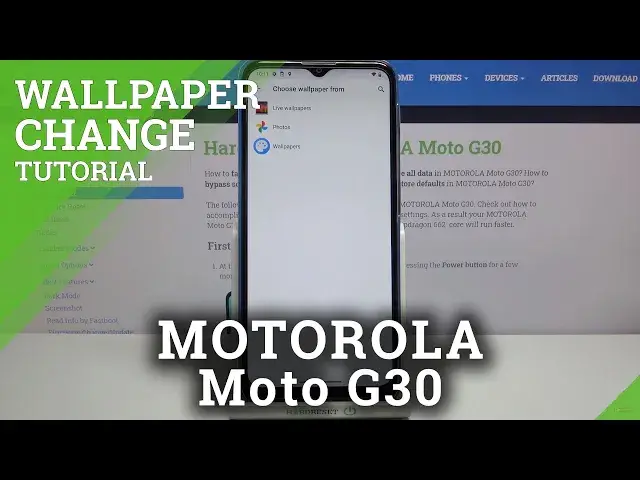 'Video thumbnail for How to Customize Display Background Look in Motorola Moto G30 - Change Wallpaper'