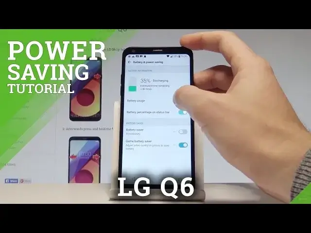 'Video thumbnail for How to Allow Power Saving Mode on LG Q6 - Enable Battery Saver |HardReset.Info'