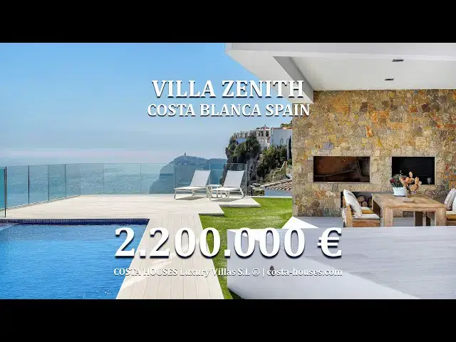 Video thumbnail for ᑕ❶ᑐ LUXURY VILLA ON A CLIFF IN FRONT OF THE SEA in Benitachell | Javea - Moraira, Alicante - Spain