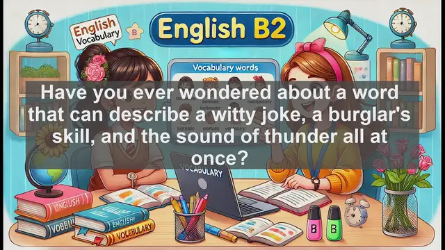Video thumbnail for 1500 Must Know CEFR B2 Vocabulary - The Many Meanings of 'Crack': A Versatile English Word