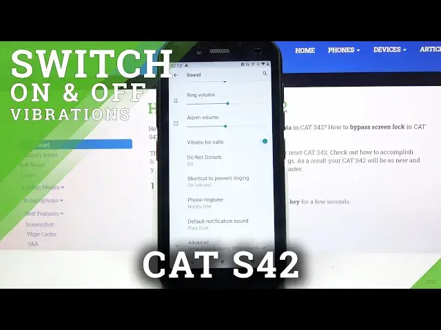 'Video thumbnail for How to Access Vibration Settings in Cat S42 - Enable/Disable Vibrations for Incoming Calls'