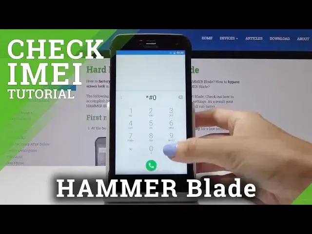 Video thumbnail for How to Locate IMEI Number in HAMMER Blade - Discover Serial Number