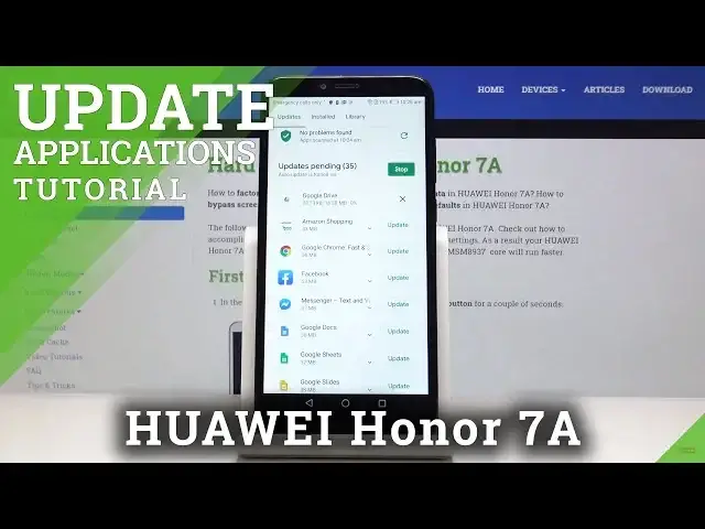 'Video thumbnail for How to Update Apps in HUAWEI Honor 7a – Download Actualizations'