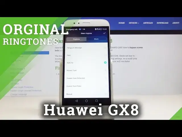 'Video thumbnail for How to Change Ringtones in HUAWEI GX8 - Ringtone List'