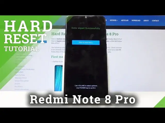 'Video thumbnail for Hard Reset Xiaomi Redmi Note 8 Pro - Bypass Screen Lock'
