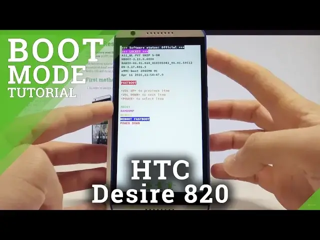 'Video thumbnail for How to Bootloader Mode on HTC Desire 820 - Boot Mode Instructions'