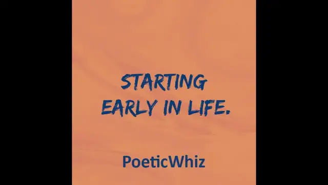 Video thumbnail for Starting Early in Life