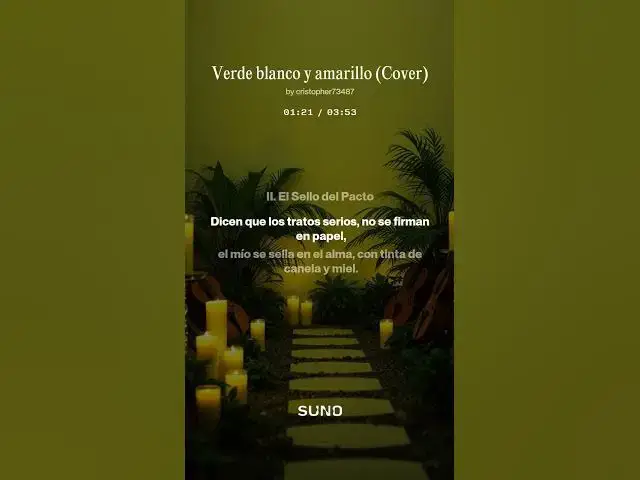 Video thumbnail for Verde blanco y amarillo Cover