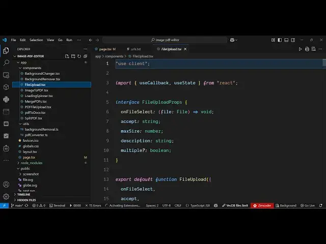 Video thumbnail for Build a Next.js Canva Clone AI Image Background Removal SAAS Web Editor in Browser Using TS