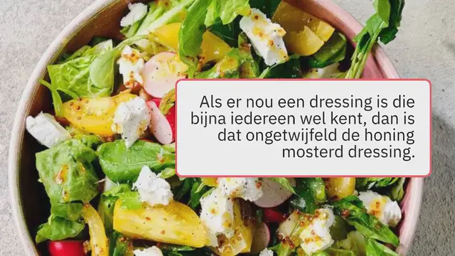 Video thumbnail for Honing mosterd dressing maken