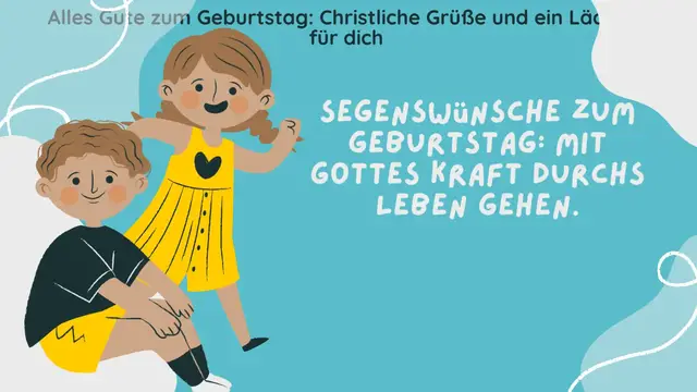 Video thumbnail for Alles Gute zum Geburtstag: Christliche Grüße und ein Lächeln für dich (Zugänglich)  : Geburtstagswünsche / Glückwünsche / Glückwunsch - Gebet - Beten - Gebete - Religion und Glauben - Religion & Belief - Christentum - Glaube - Christlich Leben - Christlic