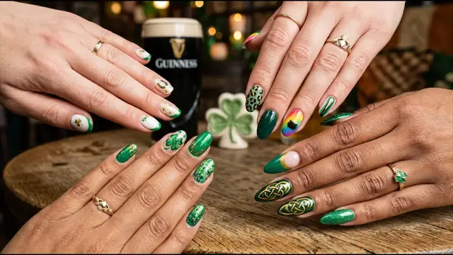 Video thumbnail for Creative St. Patrick's Day Nail Art Ideas to Try This Year