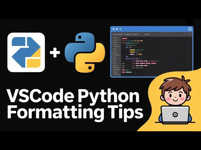 Video thumbnail for How to Format & Indent Your Python Code Automatically in VSCode IDE Using Black Formatter Extension