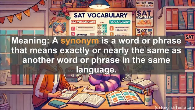 Video thumbnail for 5000 Must Know SAT Vocabulary - Synonyms: Enhancing Your Vocabulary for SAT Success