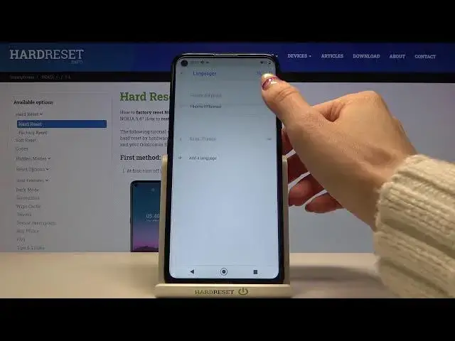 Video thumbnail for How to Change Language on NOKIA 5.4 – Set Up Device Language
