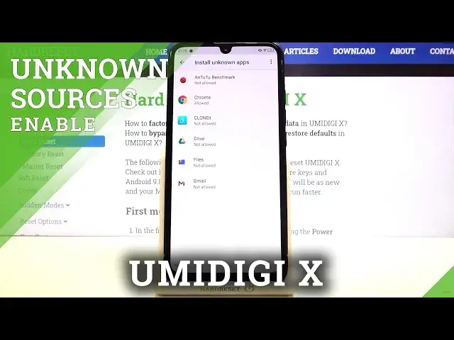 'Video thumbnail for How to Download and Install Apps From Unknown Sources on UMIDIGI X – Enable Apps Installation'