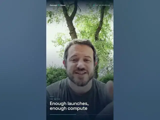 Video thumbnail for SpaceX's Space Data Centers: The Multi-Trillion Dollar Gamble on Orbital AI
